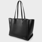 MELISSA BIG Shoulder Bag - BLACK SILVER