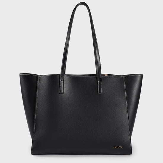 MELISSA BIG BLACK GOLD shoulder bag