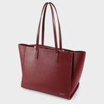 MELISSA BIG Shoulder Bag - BURGUNDY