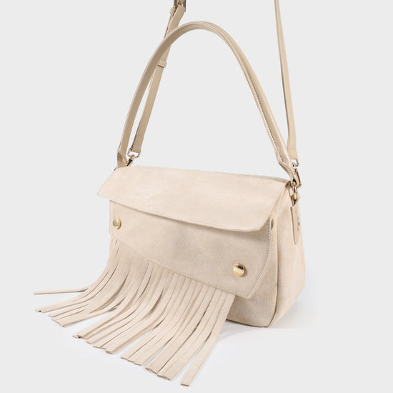 MEREDITH Shoulder Bag - BEIGE