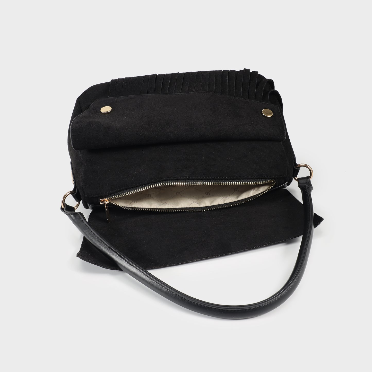 MEREDITH Shoulder Bag - BLACK GOLD