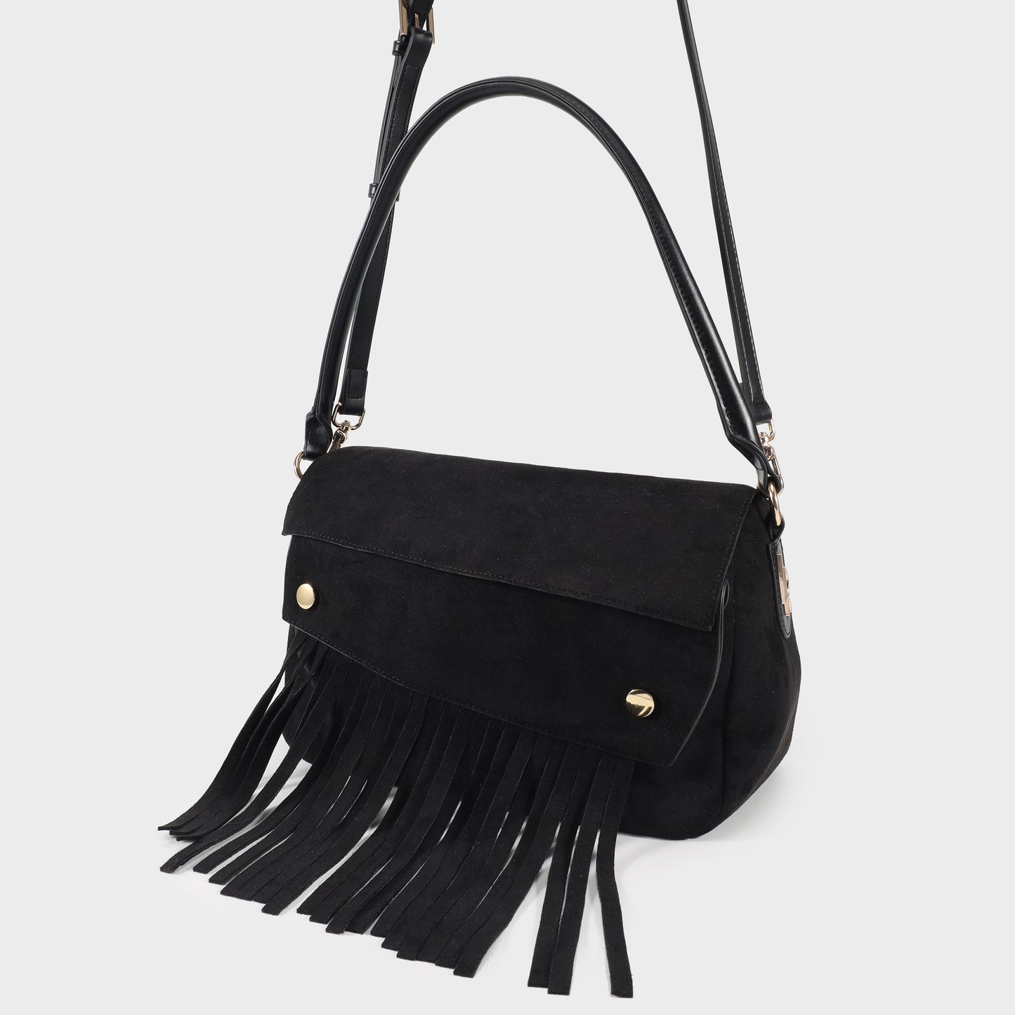 MEREDITH Shoulder Bag - BLACK GOLD