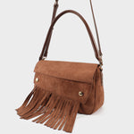 Borsa a spalla MEREDITH - LIGHT BROWN