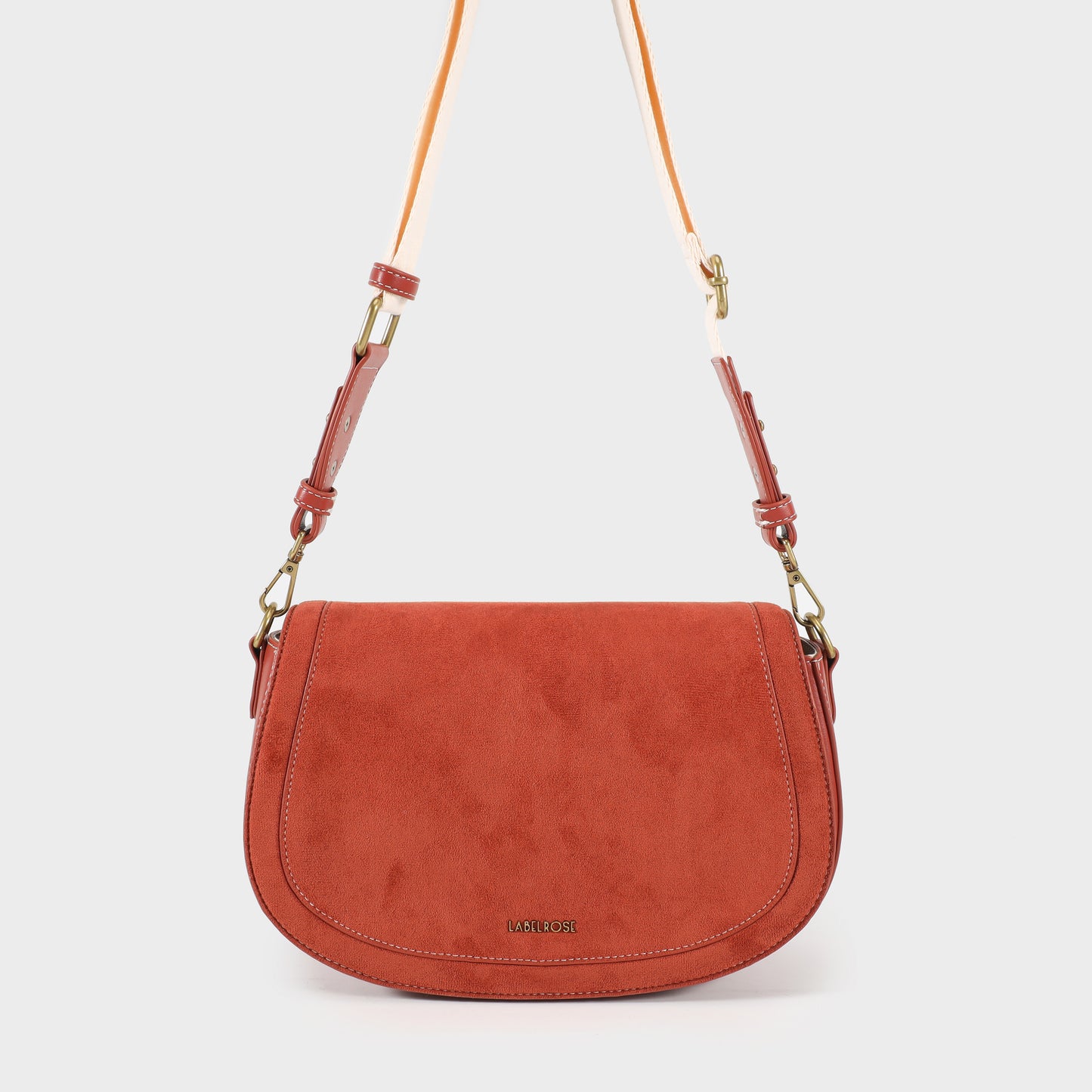 Borsa a tracolla MILEY - TERRACOTTA