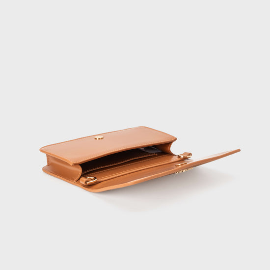 Bolso de hombro NICOLE - CARAMELO
