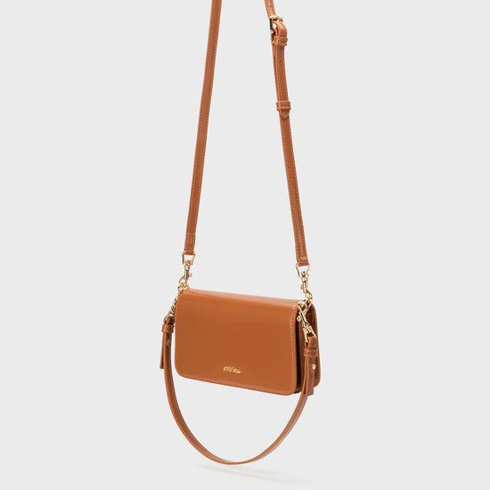 Bolso de hombro NICOLE - CARAMELO