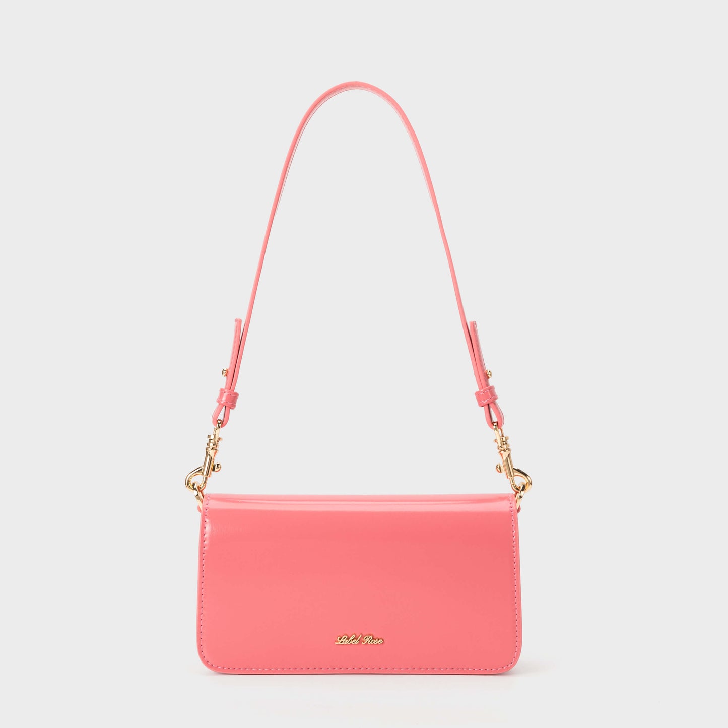 Bolso de hombro NICOLE - ROSA CARAMELO