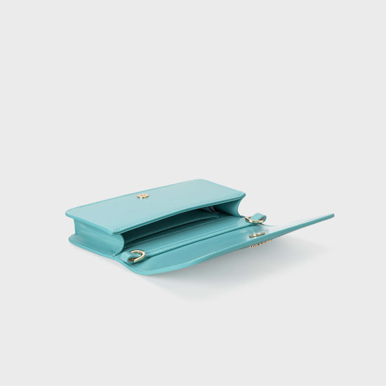 Borsa a spalla NICOLE - TURQUOISE