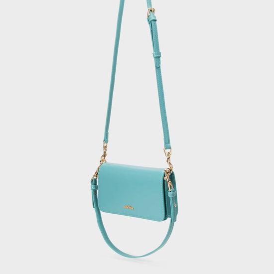 Borsa a spalla NICOLE - TURQUOISE
