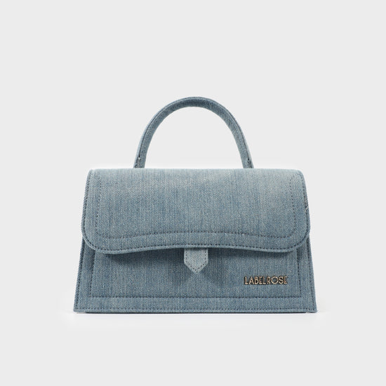 Borsa a mano PAIGE DENIM LE - AZZURRO