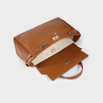 QUINN-CAMEL shoulder bag