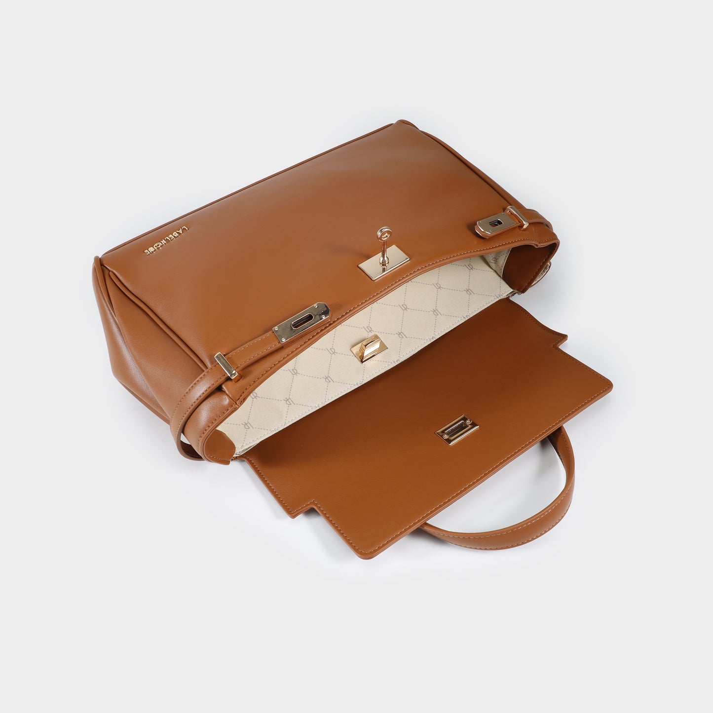 QUINN-CAMEL shoulder bag