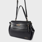 QUINN Shoulder Bag - BLACK