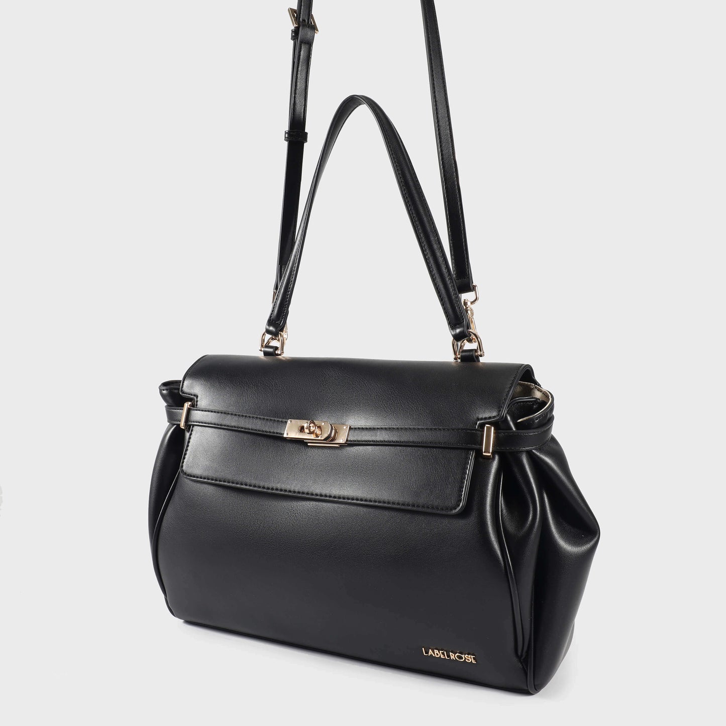 QUINN Shoulder Bag - BLACK