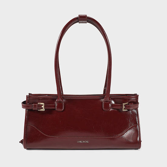 Borsa a spalla SABOT GLACE - BURGUNDY