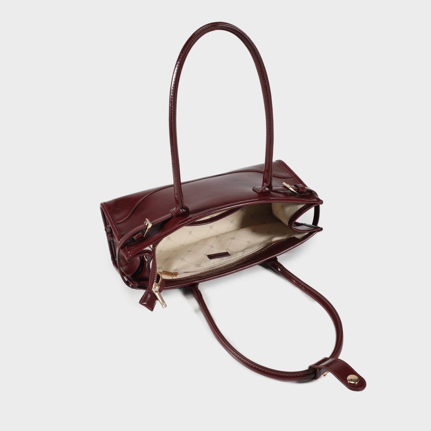 Borsa a spalla SABOT GLACE - BURGUNDY
