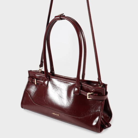 Borsa a spalla SABOT GLACE - BURGUNDY