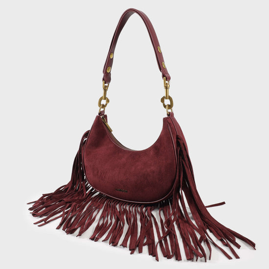 SHIRLEY Shoulder Bag - WINE