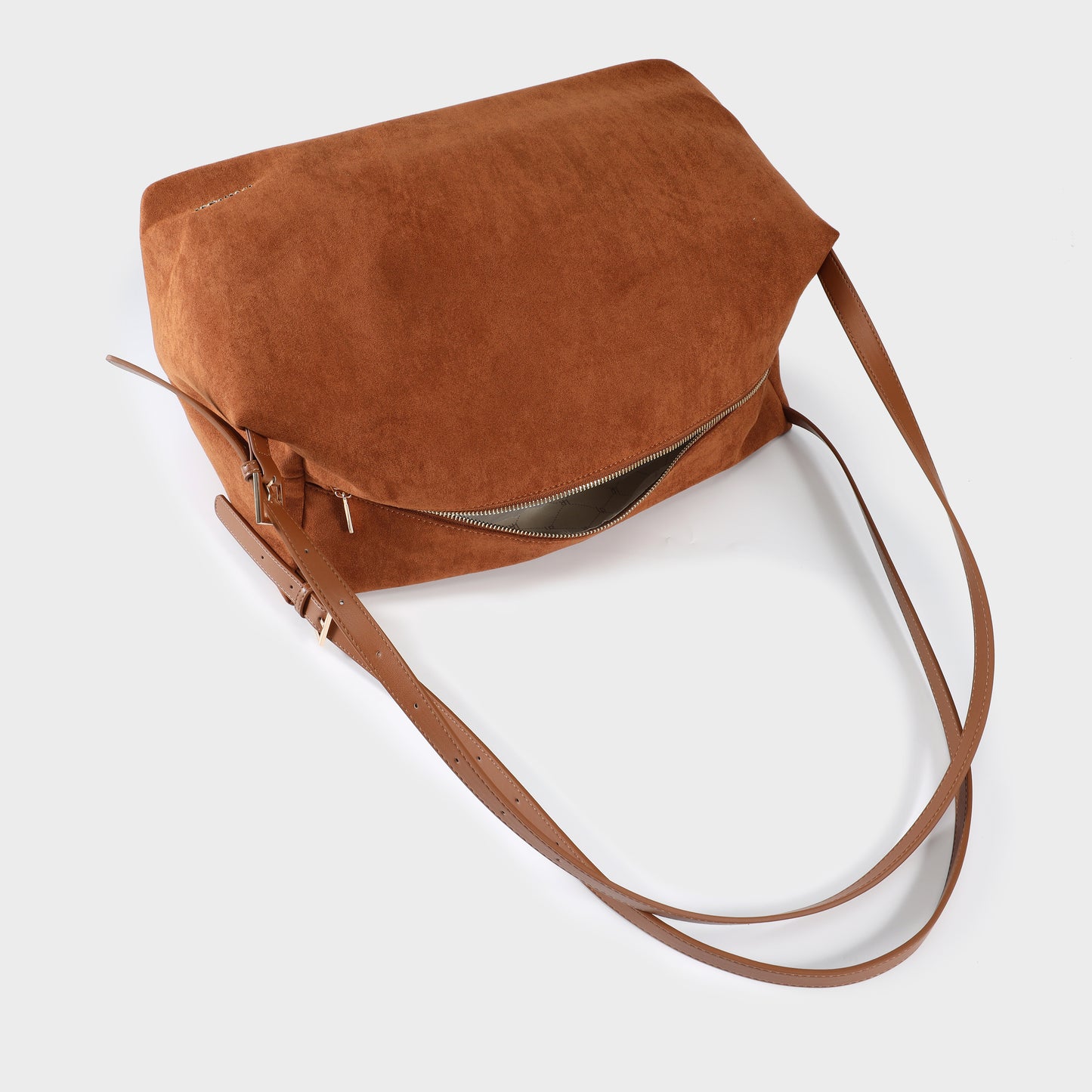 Shopping bag a spalla SIDNEY - CUOIO