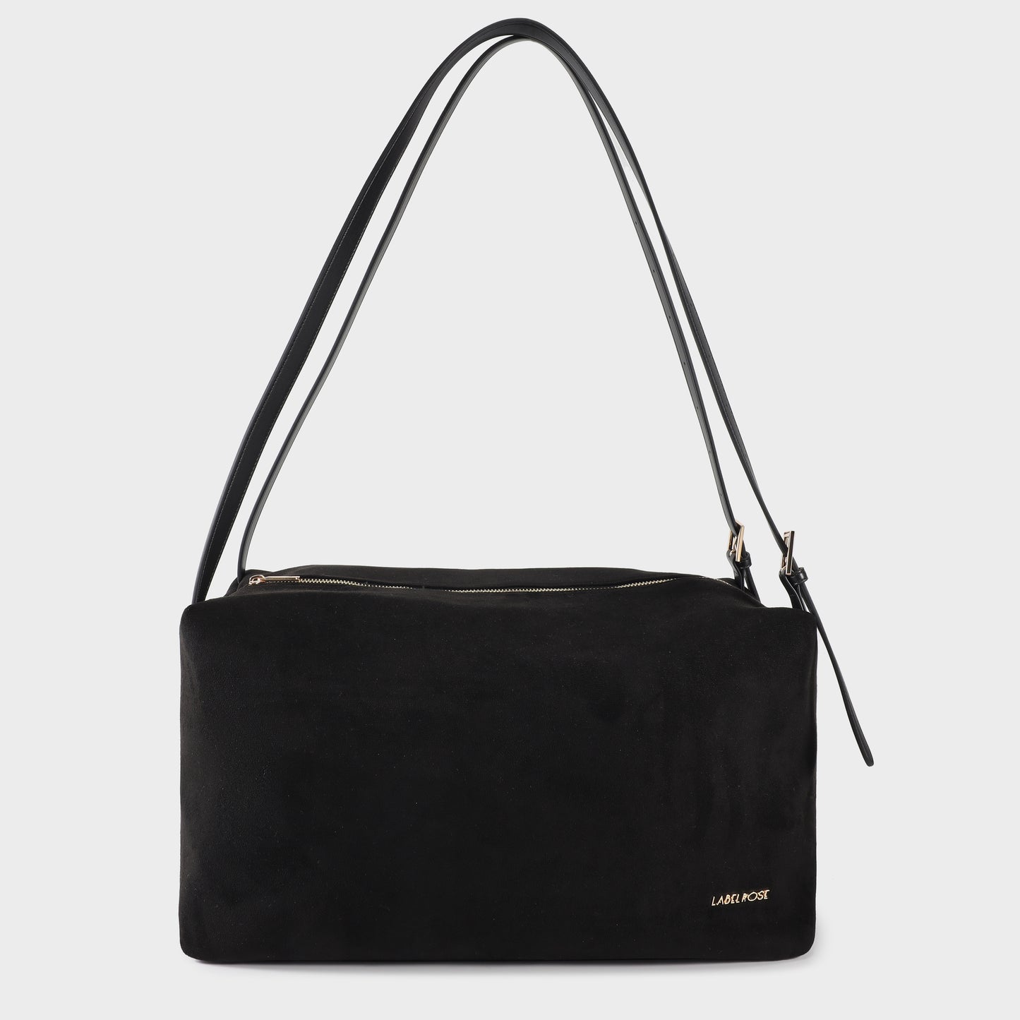 SIDNEY shoulder shopping bag - BLACK GOLD