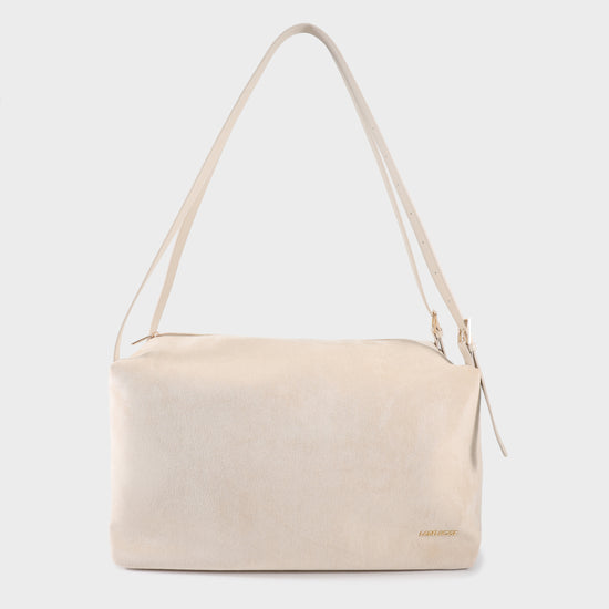 Shopping bag a spalla SIDNEY - PANNA