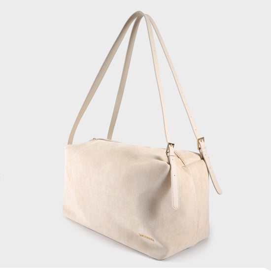 SIDNEY shoulder shopping bag - CREAM