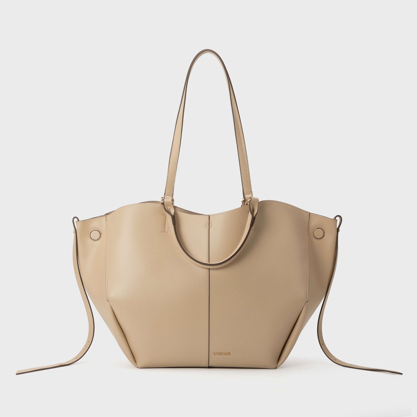 SCARLETT BIG Shoulder Bag - BEIGE