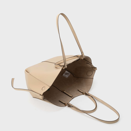 SCARLETT BIG Shoulder Bag - BEIGE