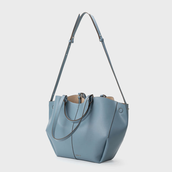 SCARLETT BIG Shoulder Bag - LIGHT BLUE