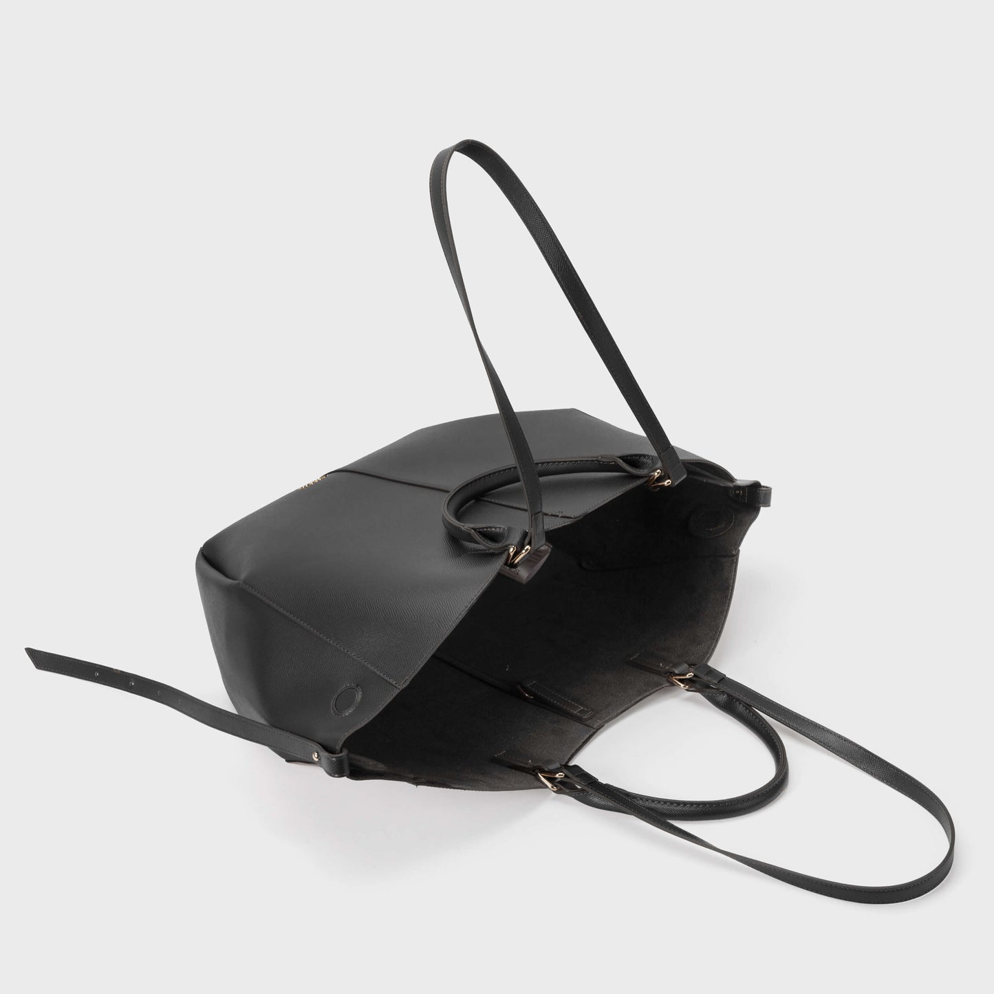 SCARLETT BIG Shoulder Bag - BLACK GOLD