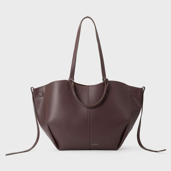 SCARLETT BIG Shoulder Bag - DARK PURPLE