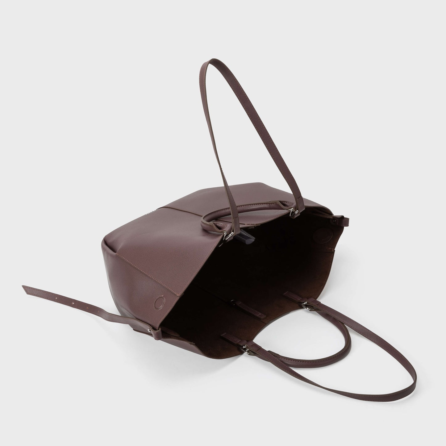 SCARLETT BIG Shoulder Bag - DARK PURPLE