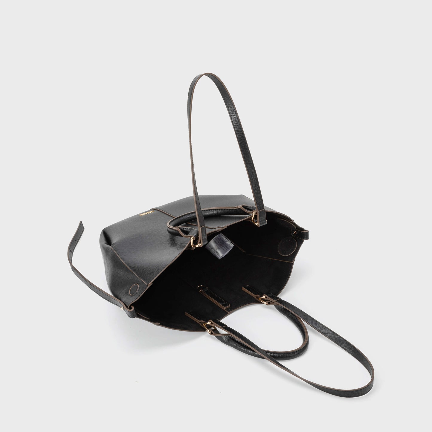 SCARLETT SMALL Shoulder Bag - BLACK GOLD