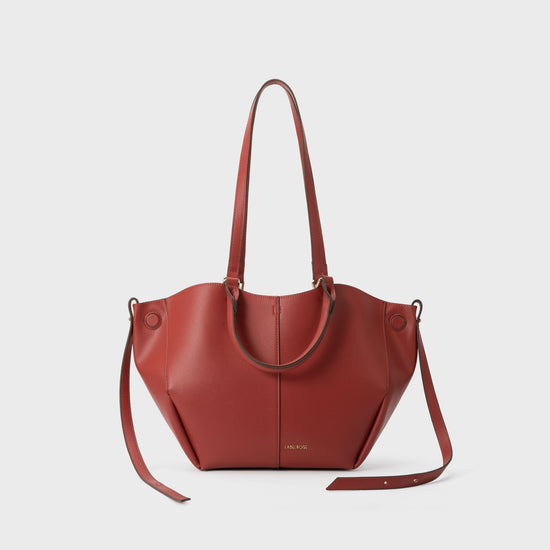 SCARLETT SMALL Shoulder Bag - BRICK RED