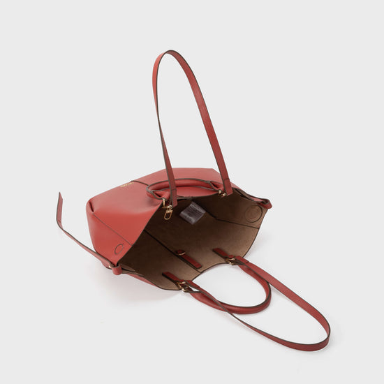 Borsa a spalla SCARLETT SMALL - ROSSO MATTONE