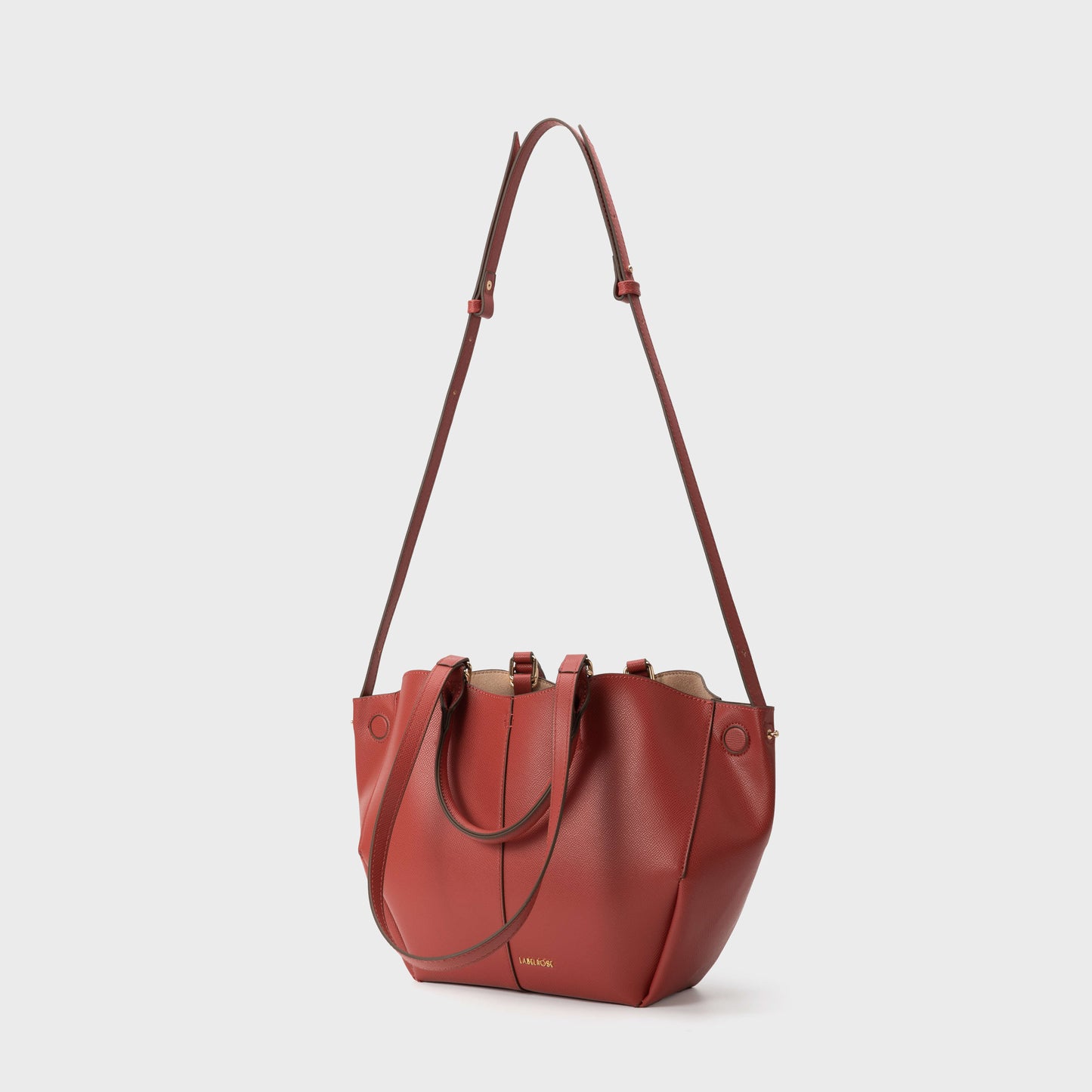 SCARLETT SMALL Shoulder Bag - BRICK RED