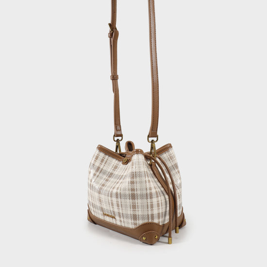 Borsa a secchiello TESSA - BEIGE