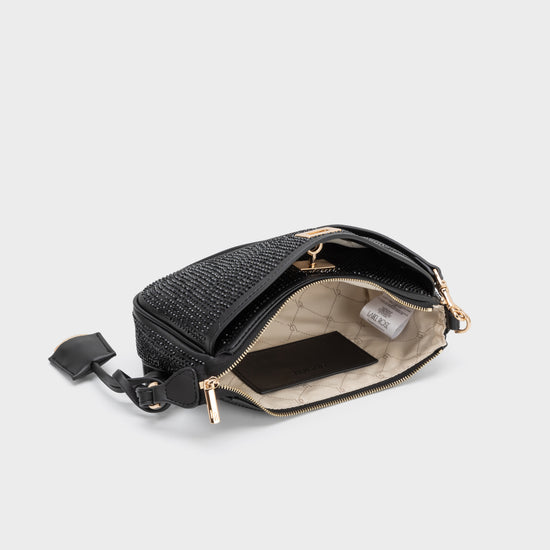 Borsa a spalla TIARA - BLACK GOLD