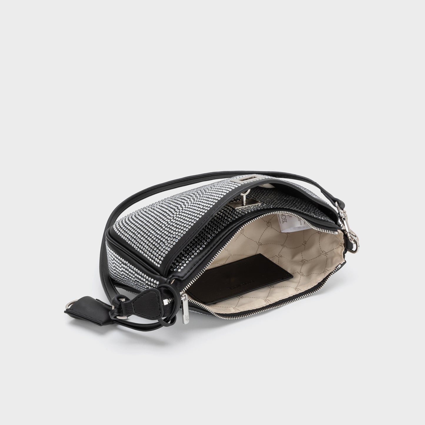 Borsa a spalla TIARA - BLACK SILVER