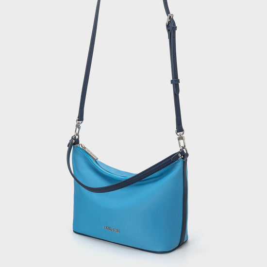 Borsa in nylon JUDITH - AZZURRO