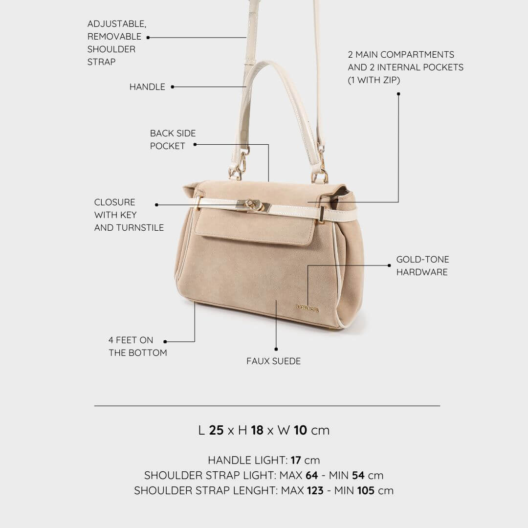 Borsa a tracolla HARPER - BEIGE