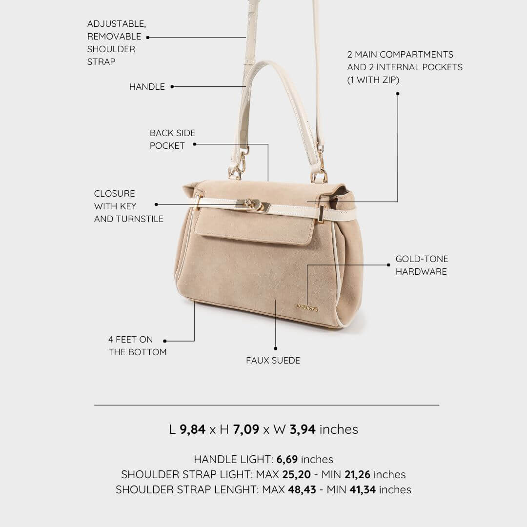 Borsa a tracolla HARPER - BEIGE