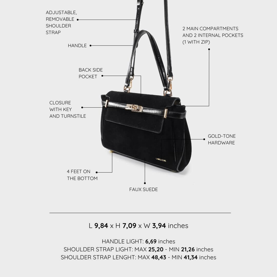 HARPER Shoulder Bag - BLACK GOLD