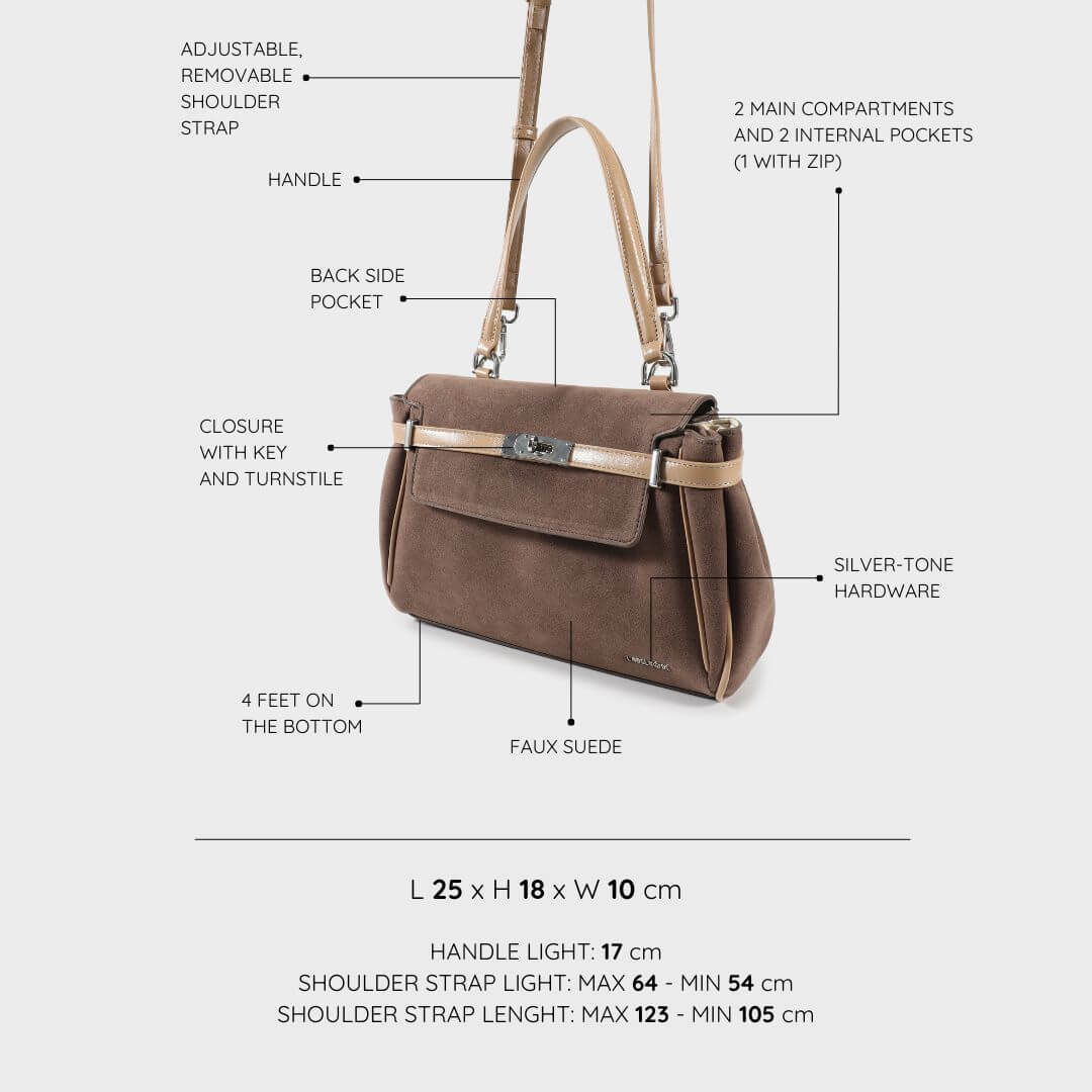 HARPER Shoulder Bag - TAUPE