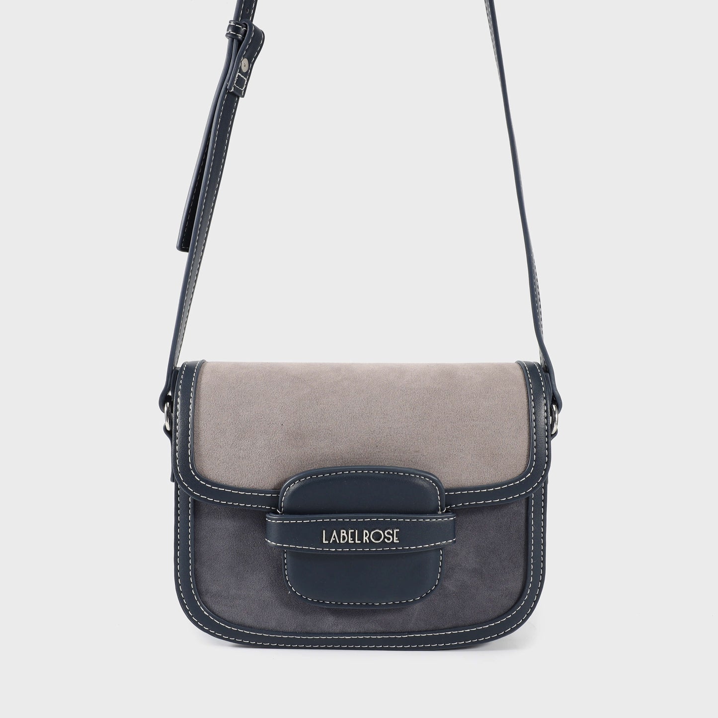 Borsa a tracolla saddle ADDISON - BLU