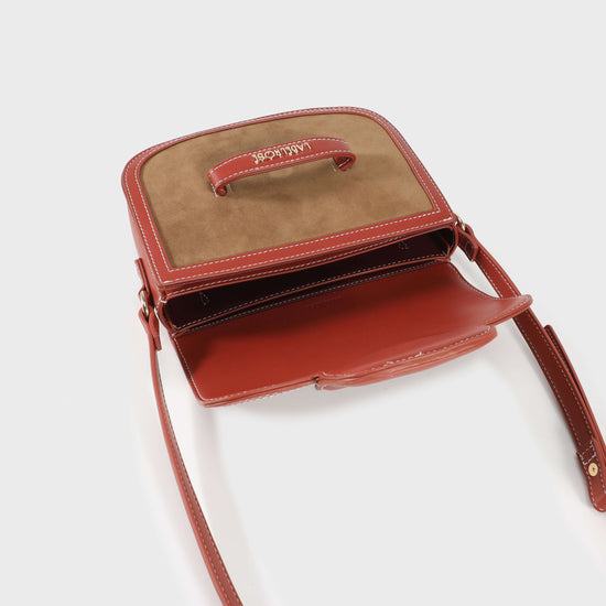 Borsa a tracolla saddle ADDISON - CUOIO