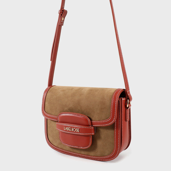 Borsa a tracolla saddle ADDISON - CUOIO