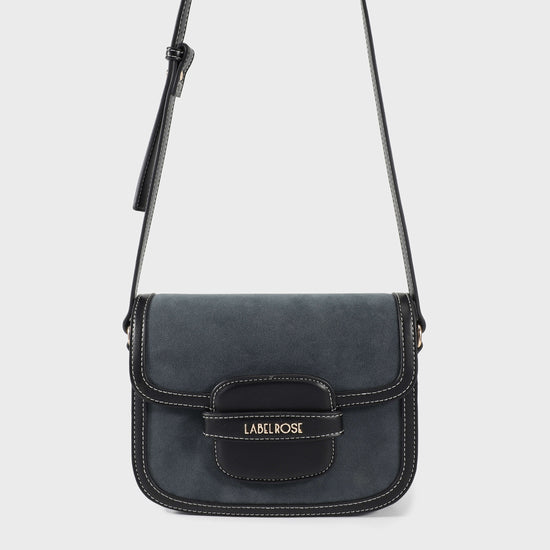 ADDISON saddle shoulder bag - BLACK GOLD