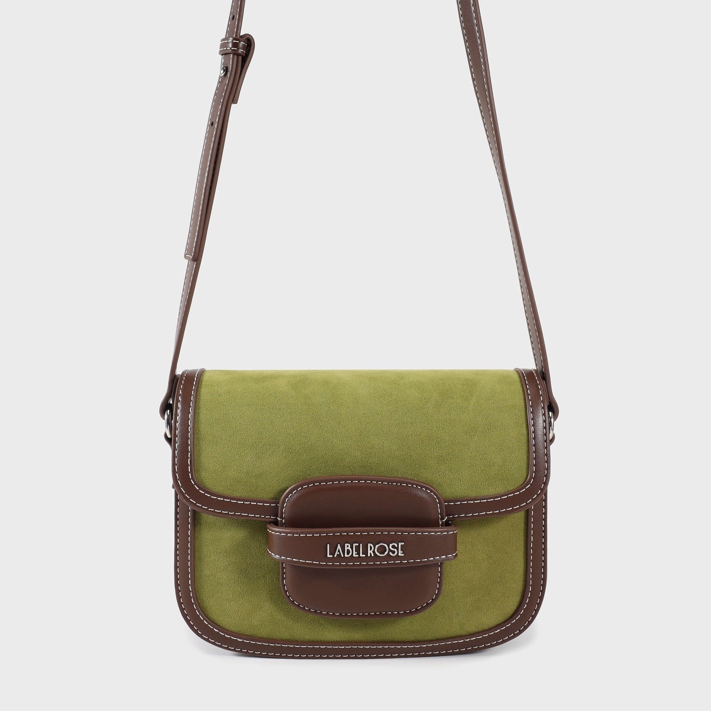 Borsa a tracolla saddle ADDISON - VERDE