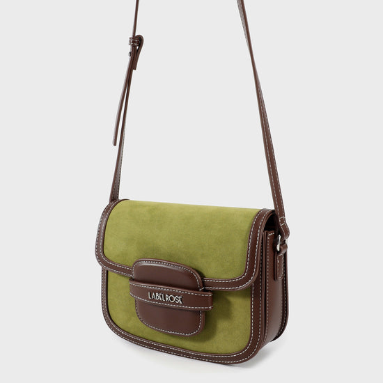 Borsa a tracolla saddle ADDISON - VERDE